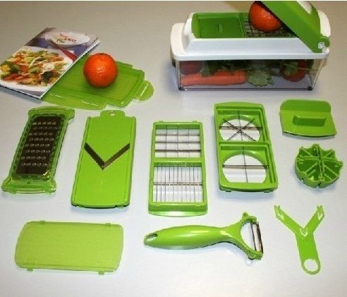 Nicer dicer plus نايسر دايسر بلس قطاعة طعام متعددة المهام